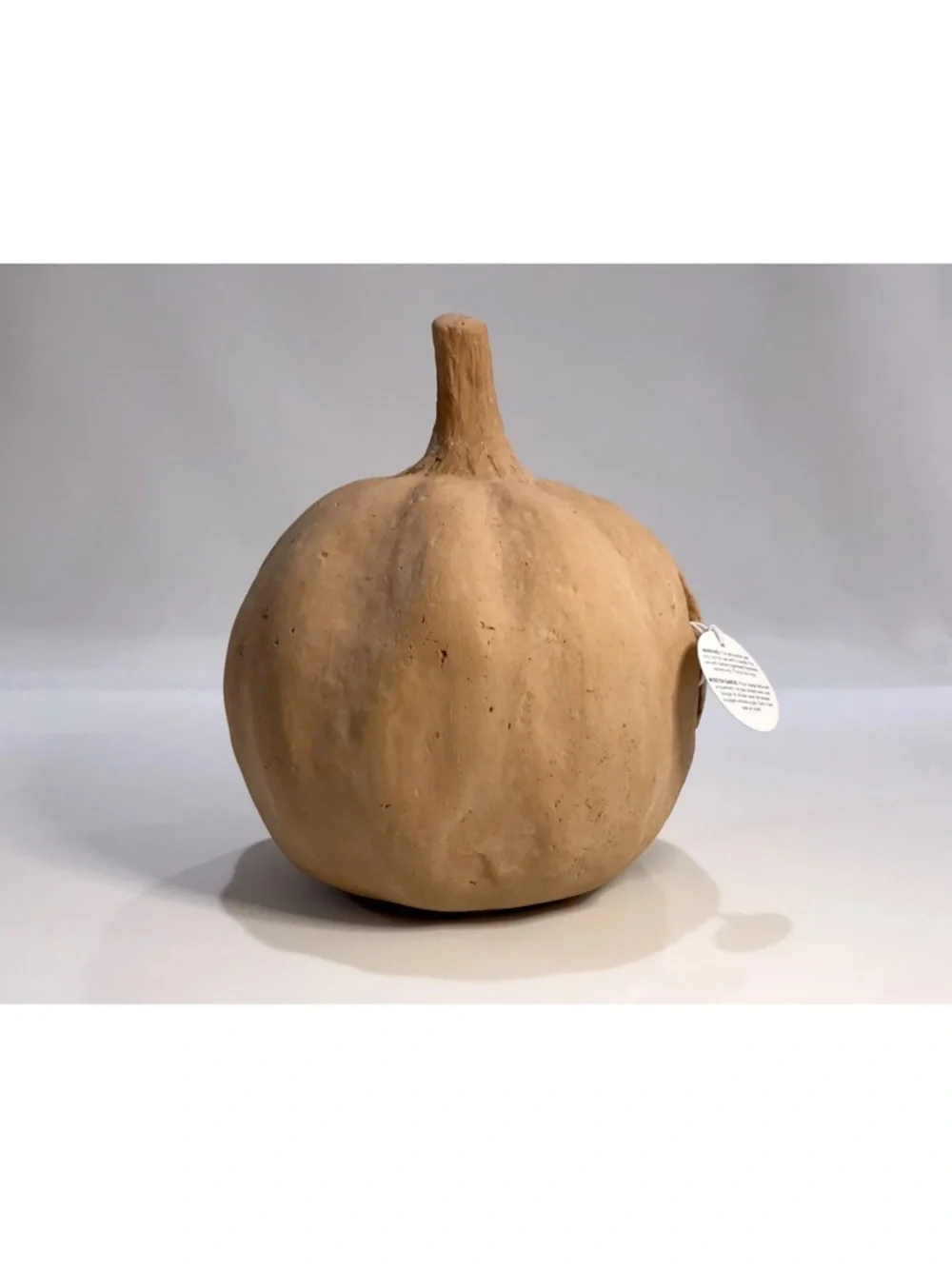 Pottery Barn Terracotta SMALL Jack-o-Lantern Orange Pumpkin Fall Luminary NEW